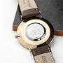 Men's Modern Vintage Personalised Leather Watch, thumbnail 2 of 12