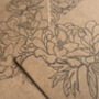 Peony Floral Rubber Stamp, thumbnail 6 of 10