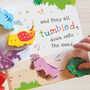 Personalised Dinosaur Book And Stacking Toy, thumbnail 7 of 8