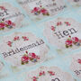 Floral Doily Hen Party Sticker Sheet, thumbnail 2 of 5