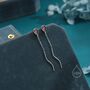 Sterling Silver Balloon Dangle Stud Earrings, thumbnail 3 of 12