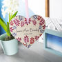 New Baby Wooden Heart Decoration Letterbox Gift, thumbnail 7 of 8