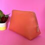 Terracotta Orange Cosmetic Wash Bag, thumbnail 3 of 6