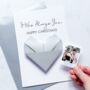 Personalised Origami Christmas Card – Always You Design For Husband, Wife Or Partner, thumbnail 2 of 6