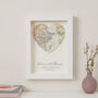 Personalised Map Heart Engagement Card, thumbnail 6 of 7