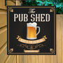 Pub Shed Personalised Home Pub Sign / Man Cave Sign, thumbnail 4 of 8