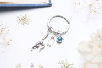 Personalised Gymnastic Keyring Gymnast Accessory, 2 of 6