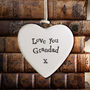 'Love You Grandad' Heart Message Token Gift, thumbnail 1 of 2