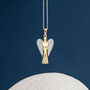 Large 9ct Gold Guardian Angel Necklace, thumbnail 2 of 11