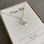 Dream Big Eiffel Tower Silver Necklace, thumbnail 2 of 5