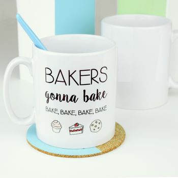 Bakers Gonna Bake Emoji Mug, 5 of 8