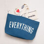 'Everything' Blue Really Big Bag, thumbnail 7 of 8