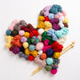 Chunky Stripy Blanket Beginner Knitting Kit, thumbnail 9 of 10