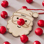 Personalised Santa Gift Tag And Bag Of Chocolate Noses, thumbnail 5 of 6