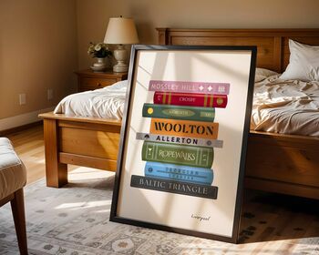 Liverpool Book Stack Art Print, 5 of 6