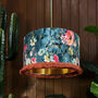 Fly Catcher Lampshade With Gold Lining And Fringing, thumbnail 1 of 10