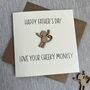Cheeky Monkey Happy Father's Day Card, thumbnail 4 of 4
