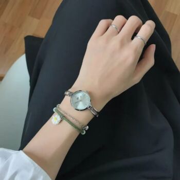 Forme Stainless Steel Dial Watch in Silver White