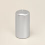 G Decor Grace Varnished Shimmer Pillar Candle, thumbnail 2 of 7
