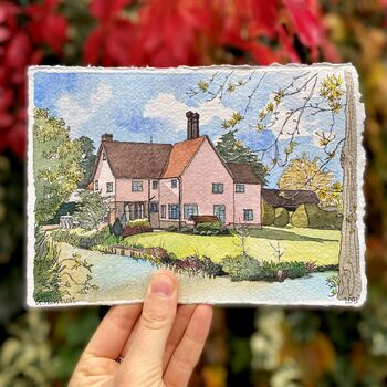 Personalised House Illustration In Watercolour, 4 of 11