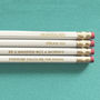 Inspirational Quote Pencil Set, thumbnail 1 of 2