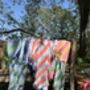 Dolce 100% Cotton Modern Striped Beach Towel Blue And Green, thumbnail 12 of 12