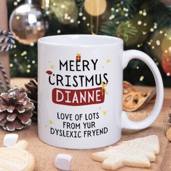 Personalised Funny Merry Christmas Mug, 2 of 7