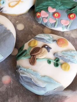 Personalised Hand Iced Coastal Inspired Letterbox Biscuits, 2 of 11