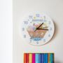 Noah's Ark Personalised Children's Clock, thumbnail 6 of 6