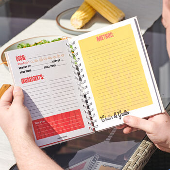 Personalised BBQ Recipe Notebook, 3 of 7