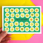 Happy Birthday Daisy Flower Greeting Card, thumbnail 1 of 5