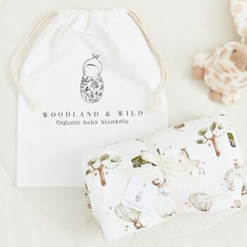 Woodland Baby Blanket And Comforter Gift Set, 12 of 12