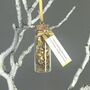Tiny Gold Personalised Snowflakes Christmas Decoration, thumbnail 3 of 12