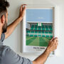 Celtic Park Football Stadium Illustration Art Print, thumbnail 1 of 9