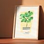 Fiddle Leaf Fig Plant Lover Print, thumbnail 3 of 3