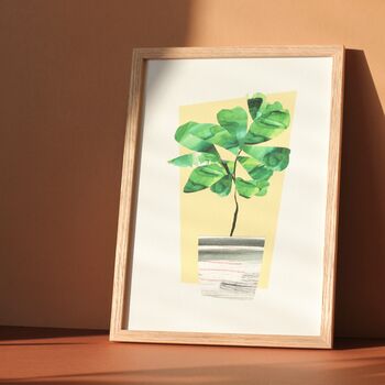 Fiddle Leaf Fig Plant Lover Print, 3 of 3