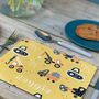 Trucks Personalised Placemat, thumbnail 3 of 7