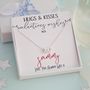 Sterling Silver Hugs And Kisses X O Necklace, thumbnail 7 of 7