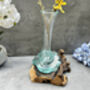 28cm Molten Glass Flower Stem Vase And Wine Decanter, thumbnail 12 of 12