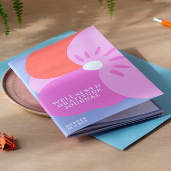 Wellbeing And Mindfulness Journal Plus Seed Kit With Recipes And Mini Colouring Book, 2 of 6