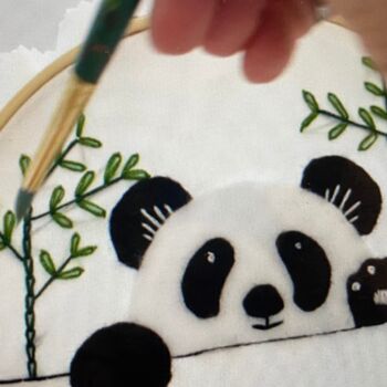 Panda Embroidery Kit For Crafty Kids, 3 of 9