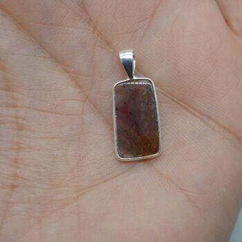 Watermelon Tourmaline Necklace: October Birthstone, 8 of 11