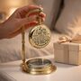 Personalised 50th Birthday Rotating Balance Desk Clock For Dad – Father's Day Gift, thumbnail 9 of 12