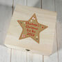 Personalised Christmas Star Keepsake Box, thumbnail 2 of 6