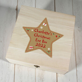 Personalised Christmas Star Keepsake Box, 2 of 6