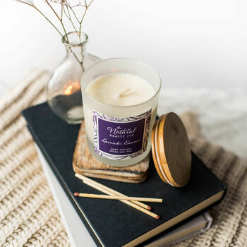 Lavender Essence Hand Poured Soy Candle, 2 of 4