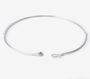 Ouroboros Snake Silver Choker Necklace, thumbnail 1 of 7