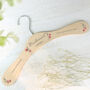 Personalised Bridal Floral Wooden Hanger, thumbnail 6 of 6