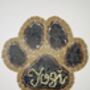 Personalised Pet Paw Print Keepsake Decoration, thumbnail 3 of 8