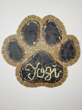 Personalised Pet Paw Print Keepsake Decoration, 3 of 8